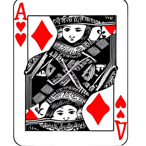 King Of Hearts Playing Card