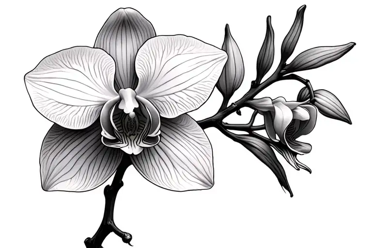 Orchid Flower Branch
