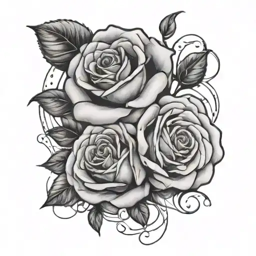 Roses And Gemini Zodiac Sign I