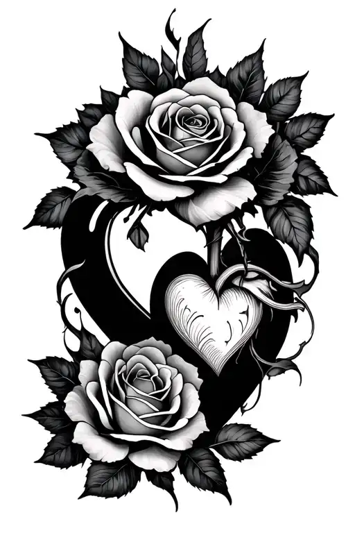 Mind And Heart And Rose And Balance Written Inside