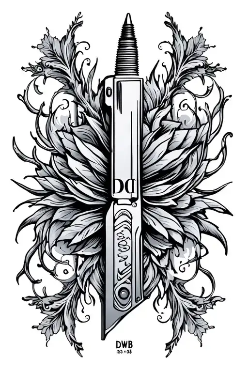 Balisong With The Date 05 13 08 An The Initials Dwb