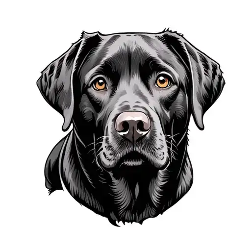 Labrador Dog Sitting