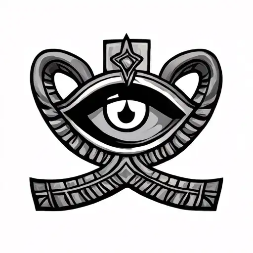 Ankh Symbol With Eye