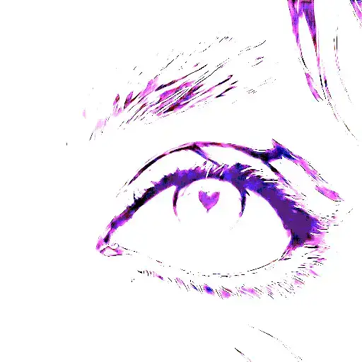 Woman Eyes And Tiger Eyes Looking