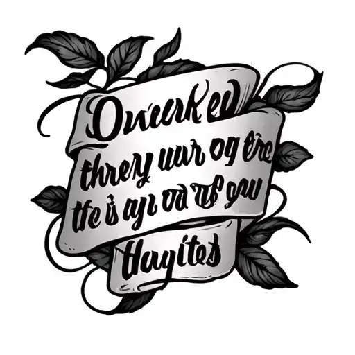 A Quote One Of A Kind On The Fore Arm