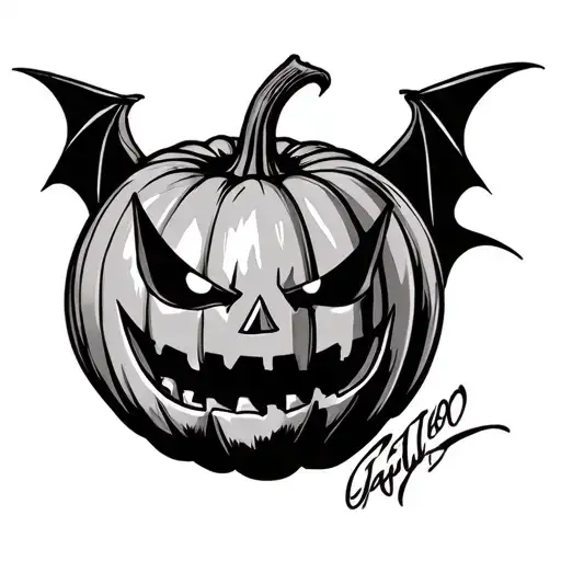 Bat Pumpkin