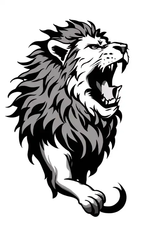 Lion Roaring