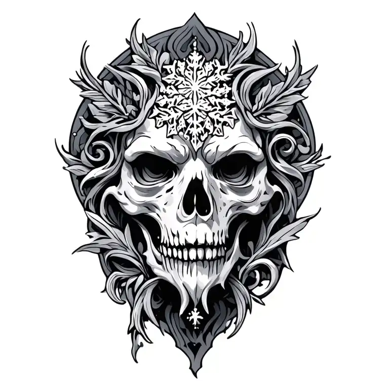 A Madalas Of Snow Flacks