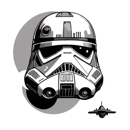 Star Wars Spaceship Flying