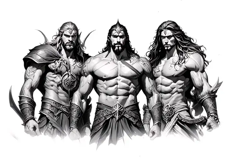 Atlas And Ares God Of War