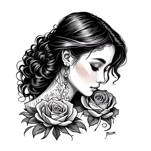 Memory For Mom Tattoo Featuring Me And Her