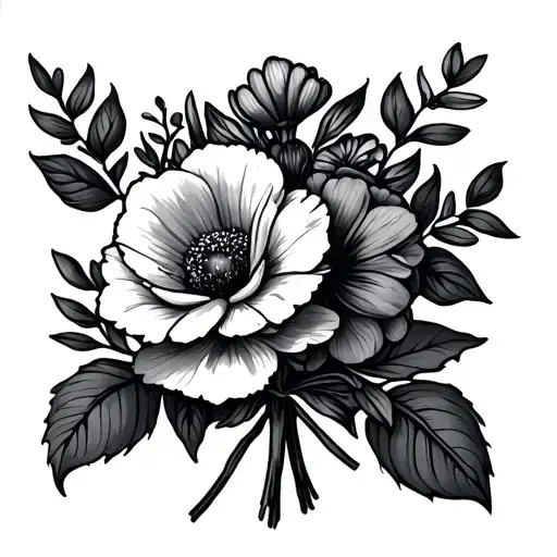 March And May Birth Flower Bouquet