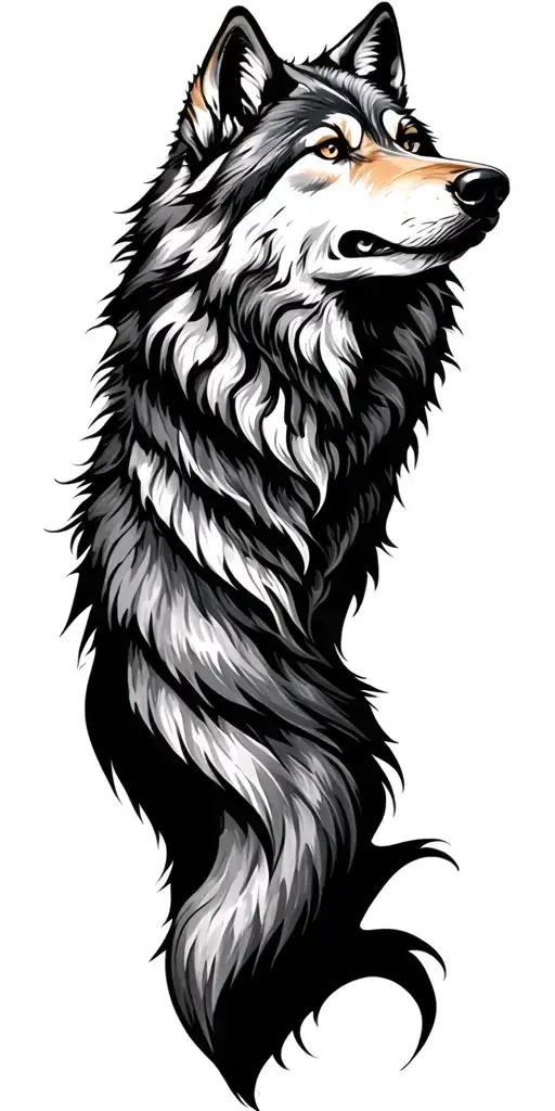 Wolf Tattoo Sleeve