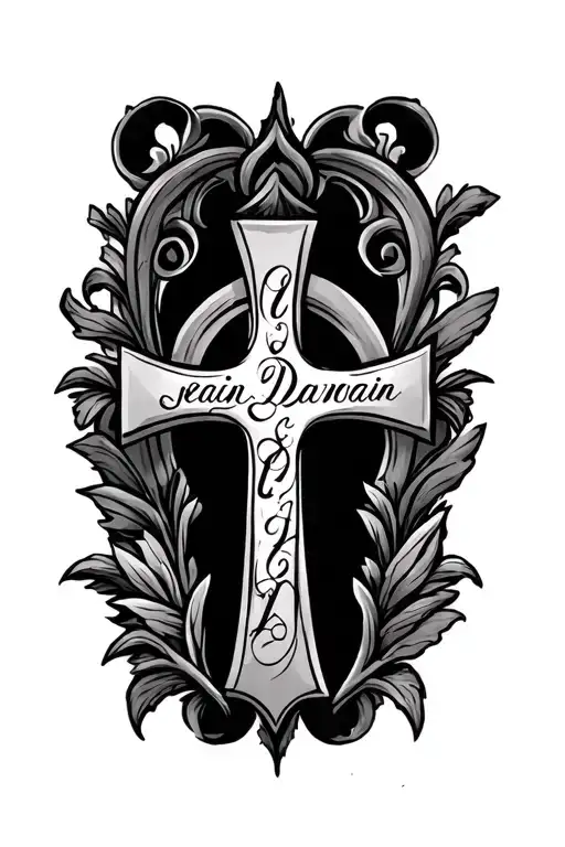 A Latin Cross And A Name