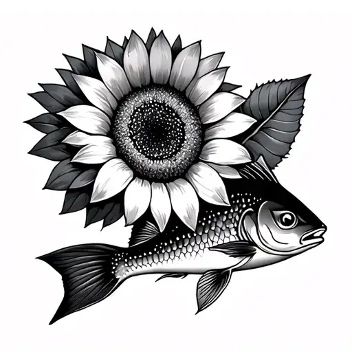 Sunflower And Catfish