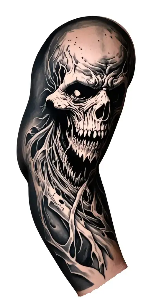Demonic Scars Wounds Arm Sleeve