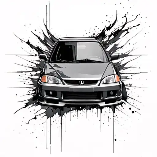 Abstract Honda Civic Ep3