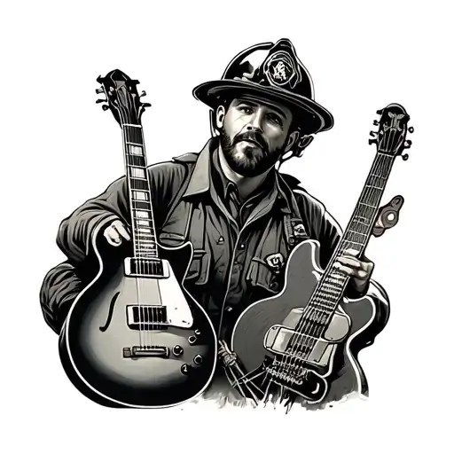 Guitar And Firefighters