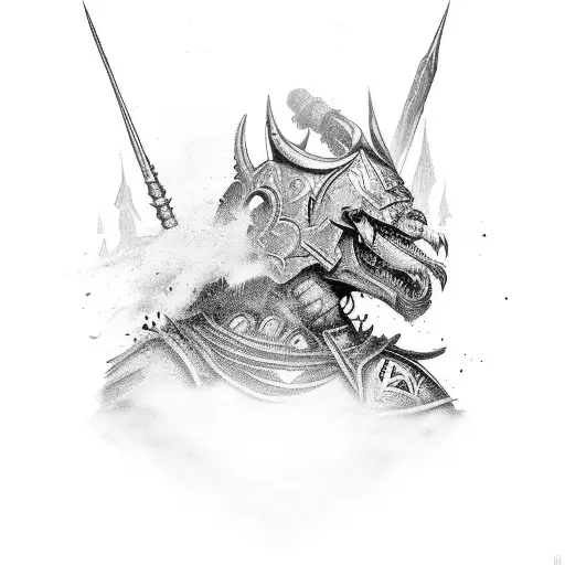 Ascardarian Warrior In Action