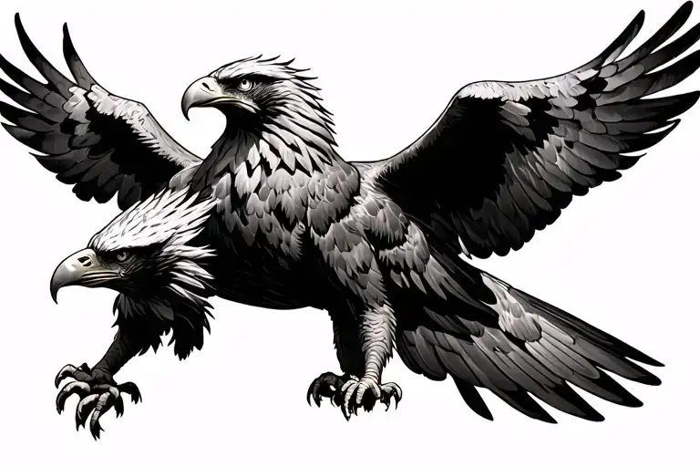 Colloseum With Eagle Flying And Cezar