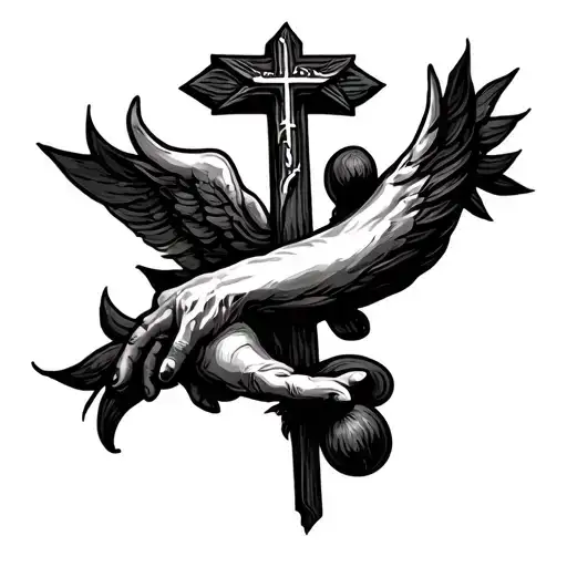 Catholic Theme Tattoo Sleeve Tattoo Design