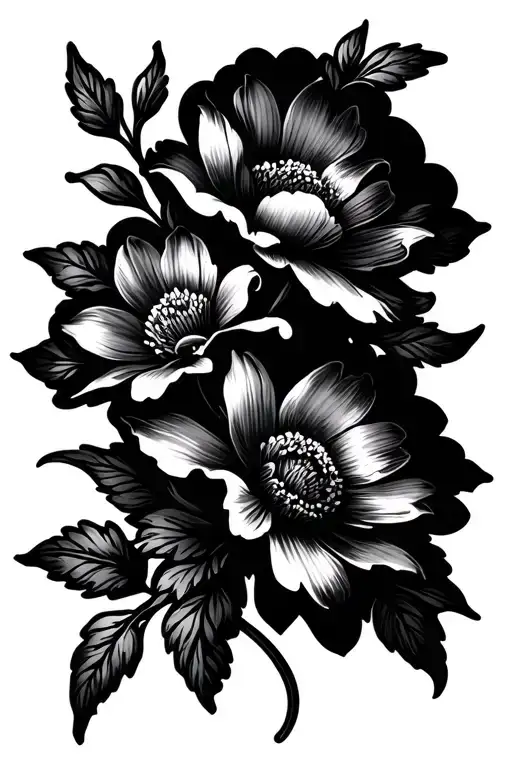 Saffron Flowers In Western Filigree