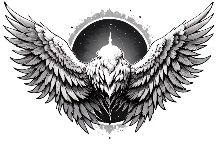 Wings Spread Wide Open Wings Only Wings No Person Or Animal