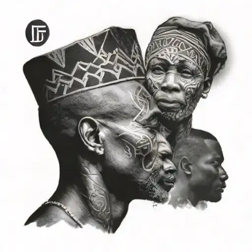 The Head Of Four African Leaders Full Sleeve