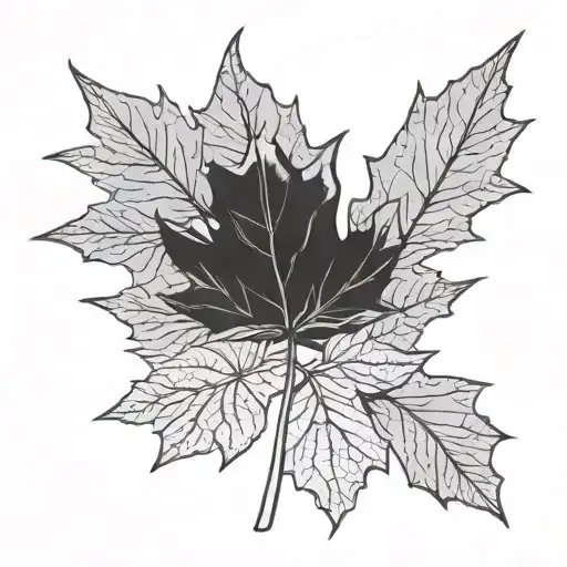 Vinyl Record Maple Leaf