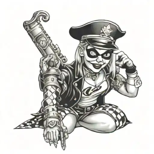 Gangster Harley Quinn