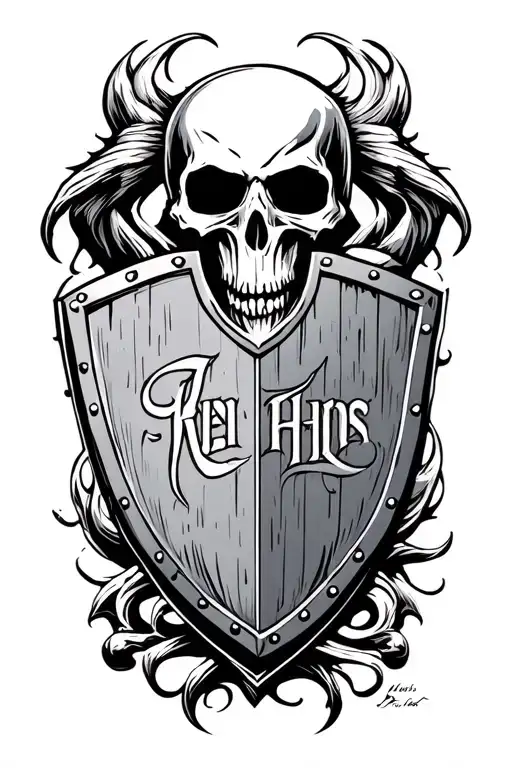 Reaper With Shield Bring Protective Of Three Names