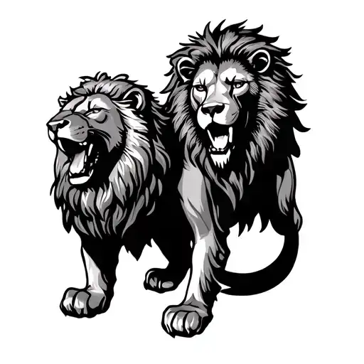 Law Enforcement With A Lion And German Heritage