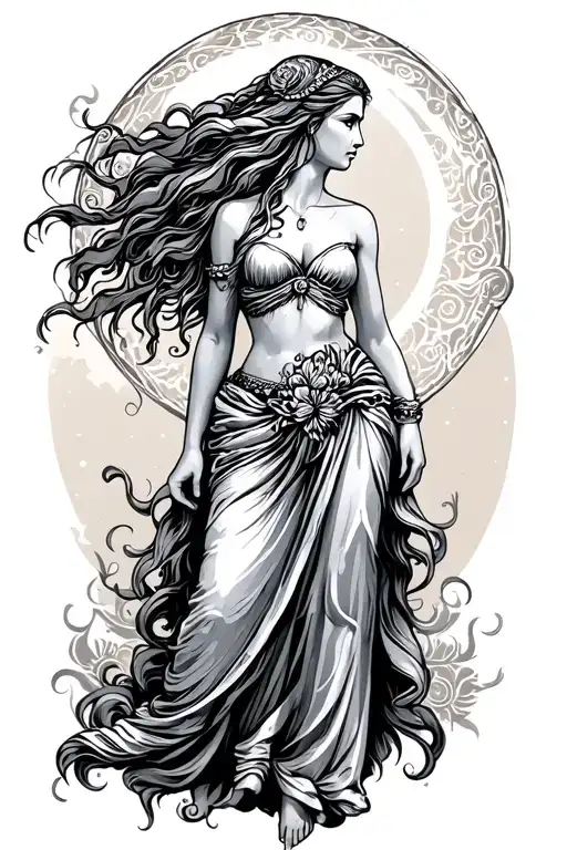 Virgo Woman Standing