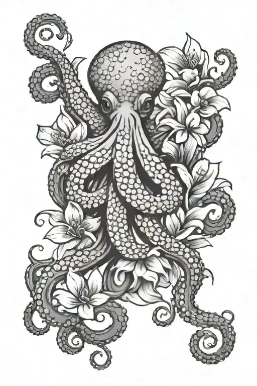 Octopus With Magnolias