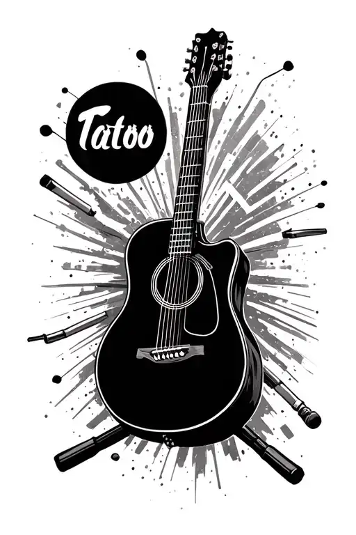 Acoustic Guitar Without Shading