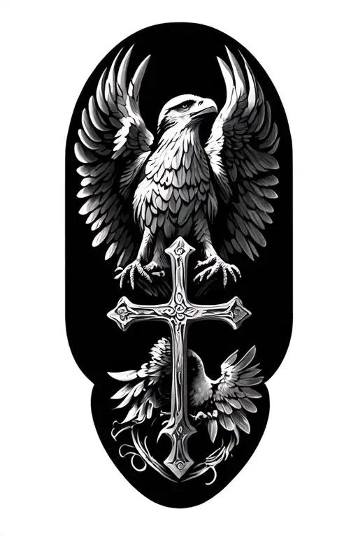 Cross And Eagle