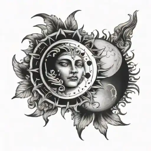 Sun And Moon Phases