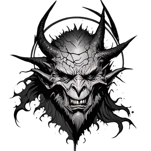 Demon With A Cracked Halo