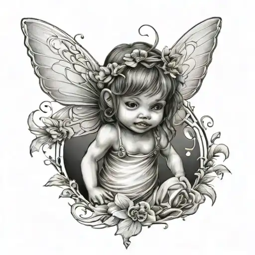 Standing Baby Fairy Biblical