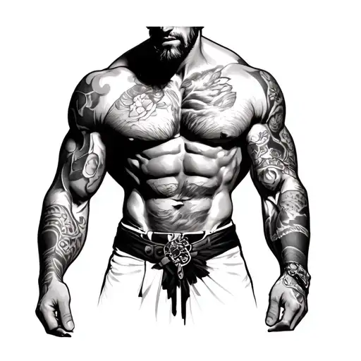 Slave Gay Tattooed Muscular