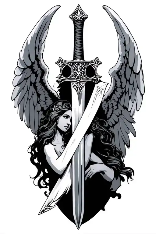 Angel And Sword