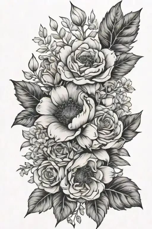 Birth Flower Bouquet