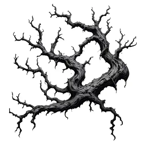 Creepy Twisting Tree Branch