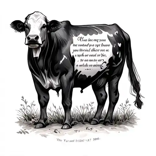 Bible Scripture On Calf