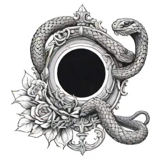 Snake And Broken Mirror