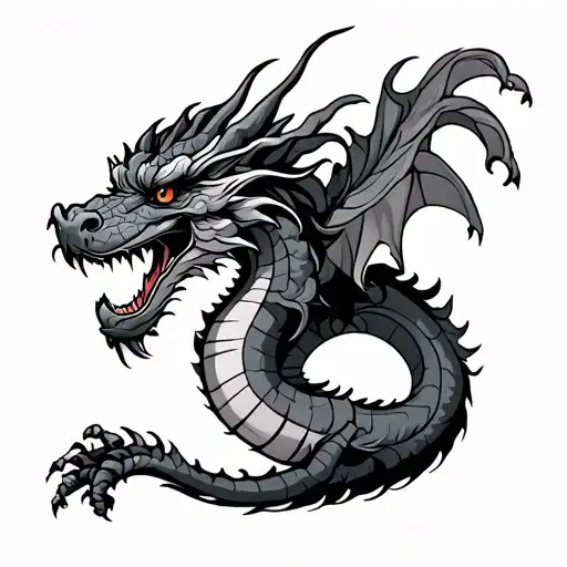 Dragon Around Ankle Traveling