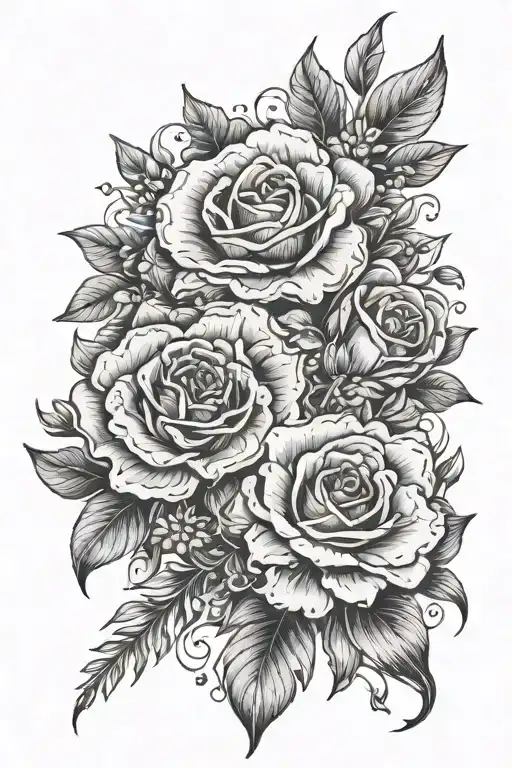 Flowers And Bible Verse