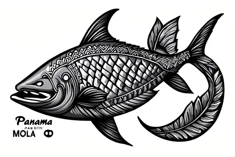 Panama Country Mola Shape