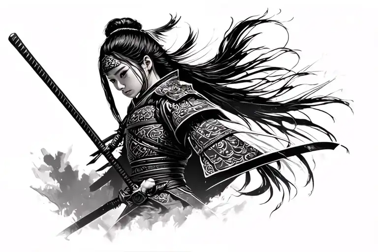 Girl Samurai Warrior