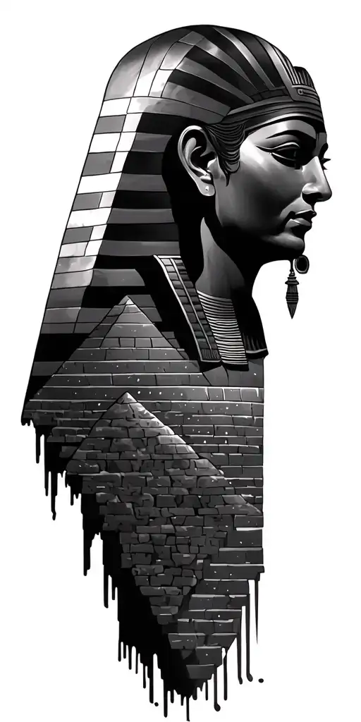 Egyptian Pyramids Night Sky